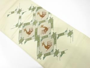 アンティーク　有栖川文様模様袋帯（材料）